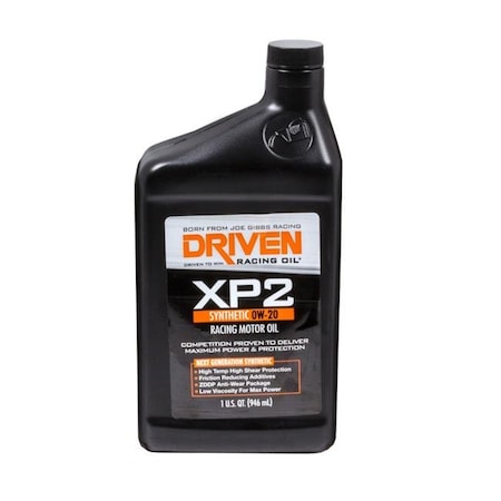 Driven Racing Oil Driven Racing Oil 206 XP2 Synthetic Racing Oil - 1 qt. JGP00206
